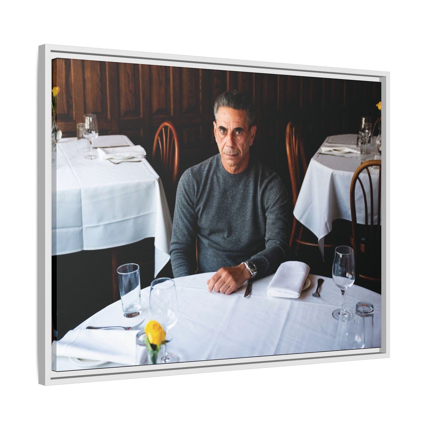 Skinny Joey Merlino - "We Can Go Anywhere" Matte Canvas, Black Frame