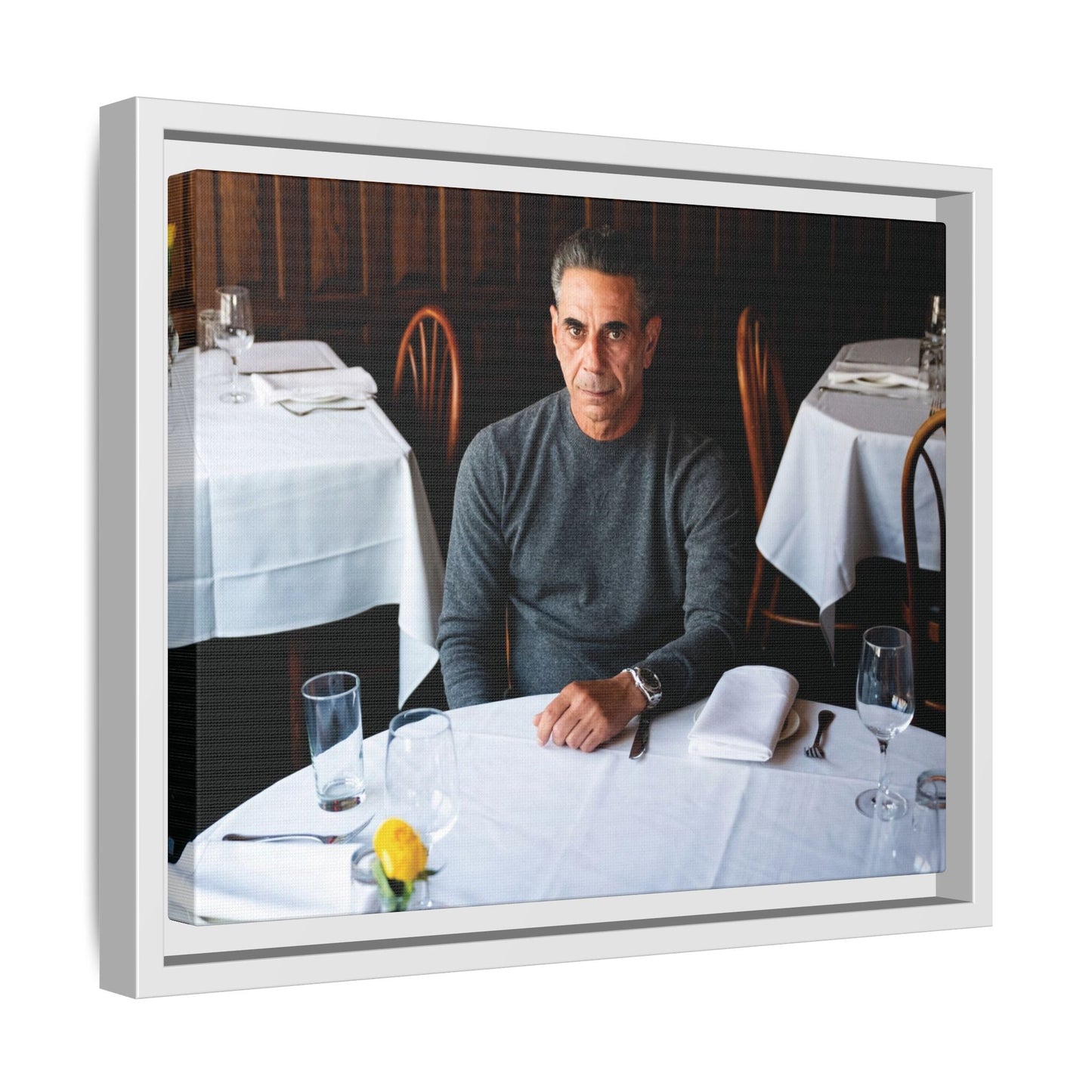 Skinny Joey Merlino - "We Can Go Anywhere" Matte Canvas, Black Frame