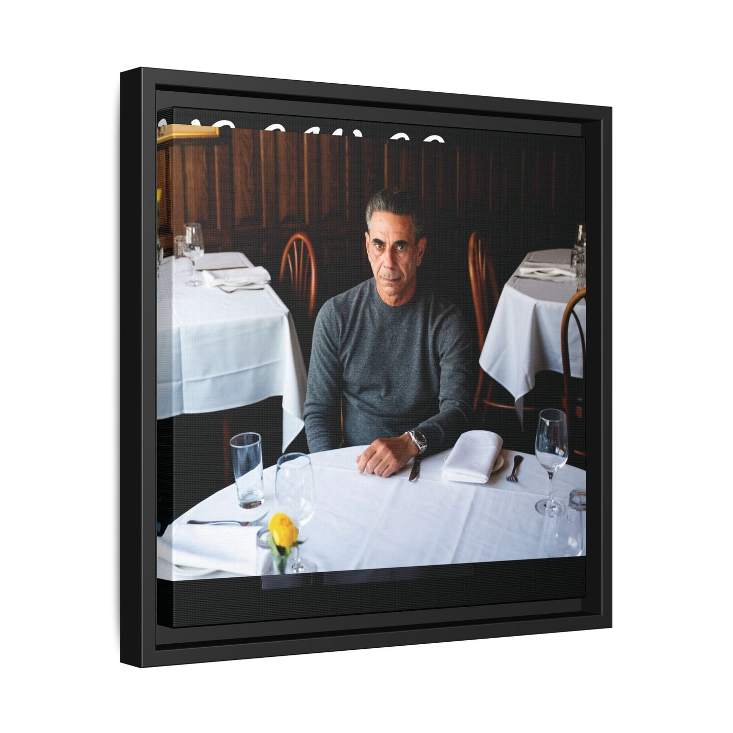 Skinny Joey Merlino - "We Can Go Anywhere" Matte Canvas, Black Frame