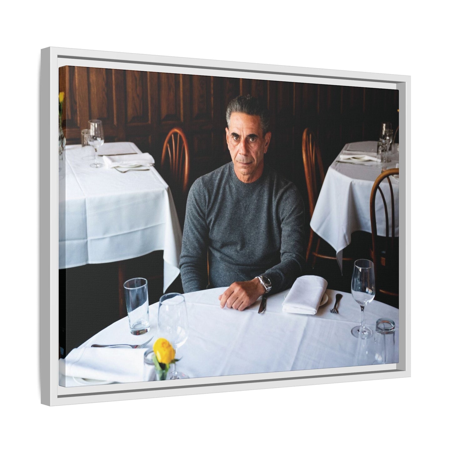Skinny Joey Merlino - "We Can Go Anywhere" Matte Canvas, Black Frame