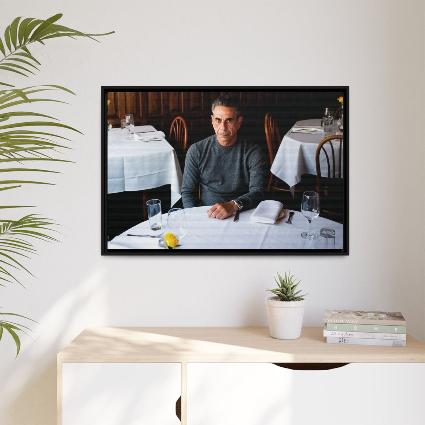Skinny Joey Merlino - "We Can Go Anywhere" Matte Canvas, Black Frame