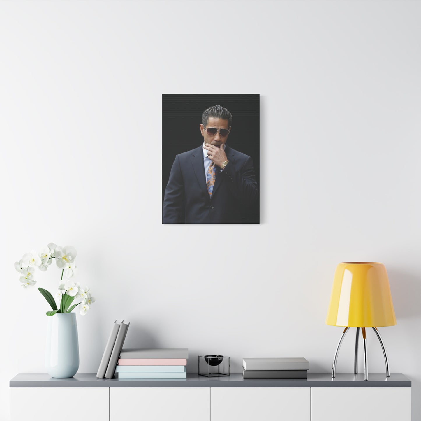 Skinny Joey Merlino Matte Canvas Wall Art - Modern Business Elegance Wall Art - Joey Merlino Entrepreneur Modern Business Elegance