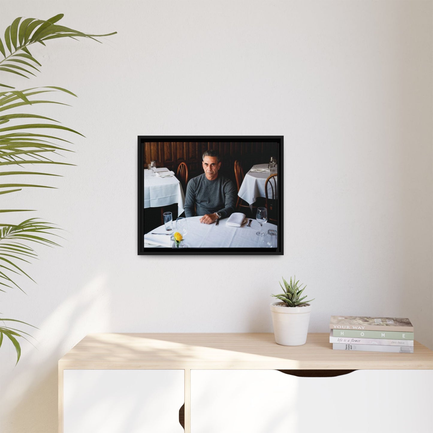 Skinny Joey Merlino - "We Can Go Anywhere" Matte Canvas, Black Frame