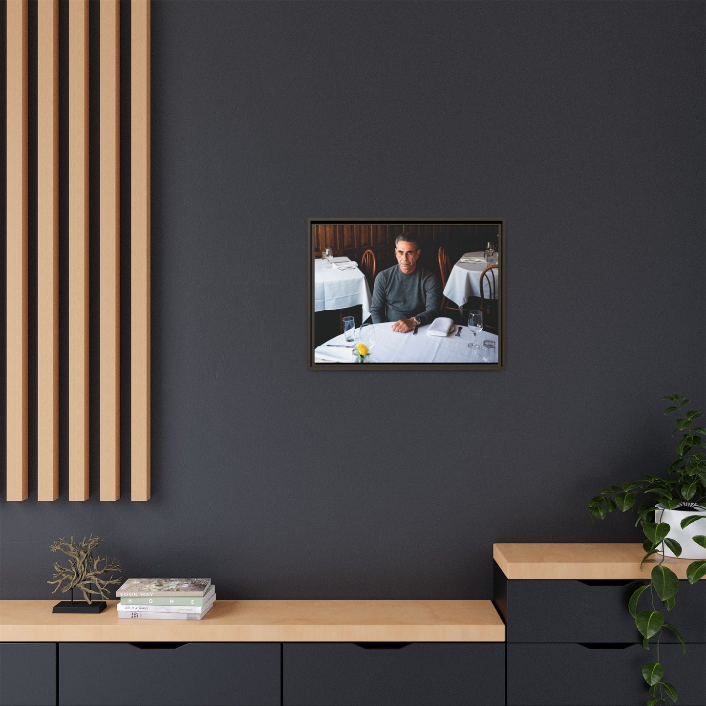 Skinny Joey Merlino - "We Can Go Anywhere" Matte Canvas, Black Frame