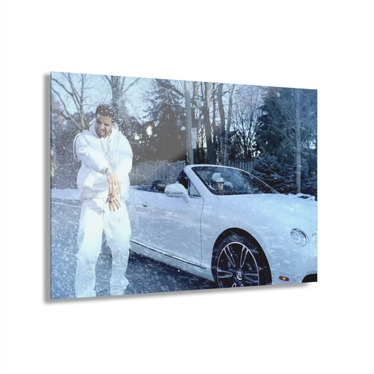 Drake Lovin The Crew Bentley Modern Acrylic Wall Art Print