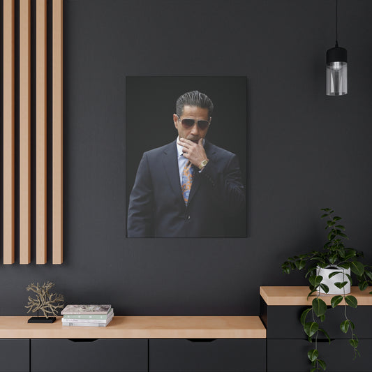 Skinny Joey Merlino Matte Canvas Wall Art - Modern Business Elegance Wall Art - Joey Merlino Entrepreneur Modern Business Elegance