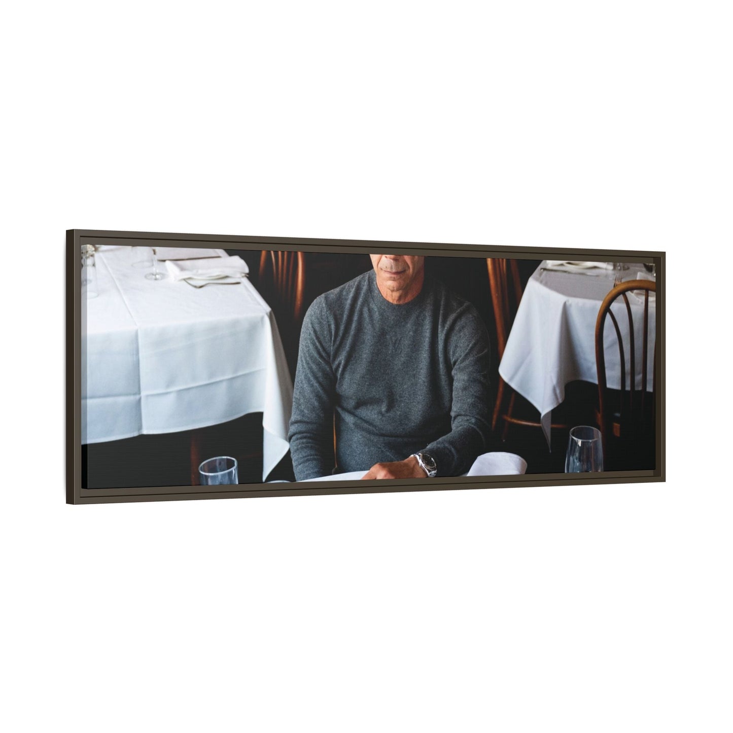 Skinny Joey Merlino - "We Can Go Anywhere" Matte Canvas, Black Frame