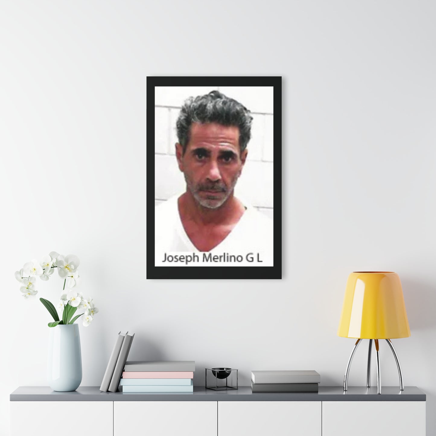 Against All Odds - A Real Man’s Man - Skinny Joey Merlino Mug Shot Philly’s Own Sleek Acrylic Wall Art