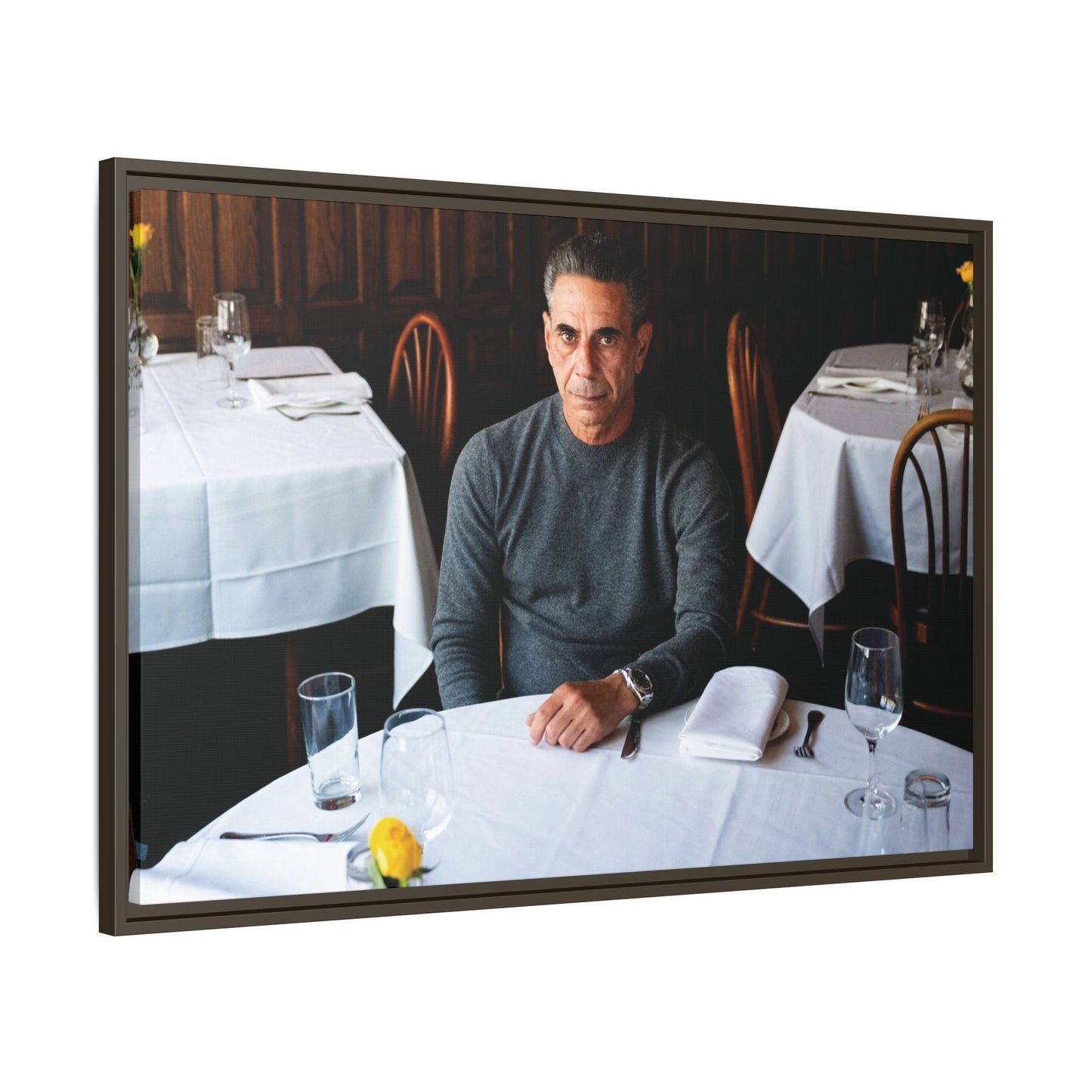 Skinny Joey Merlino - "We Can Go Anywhere" Matte Canvas, Black Frame