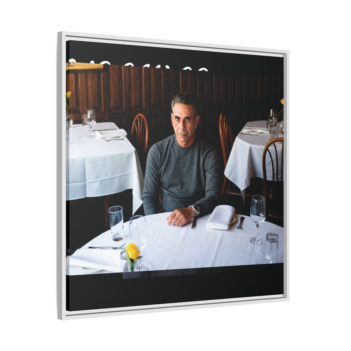 Skinny Joey Merlino - "We Can Go Anywhere" Matte Canvas, Black Frame