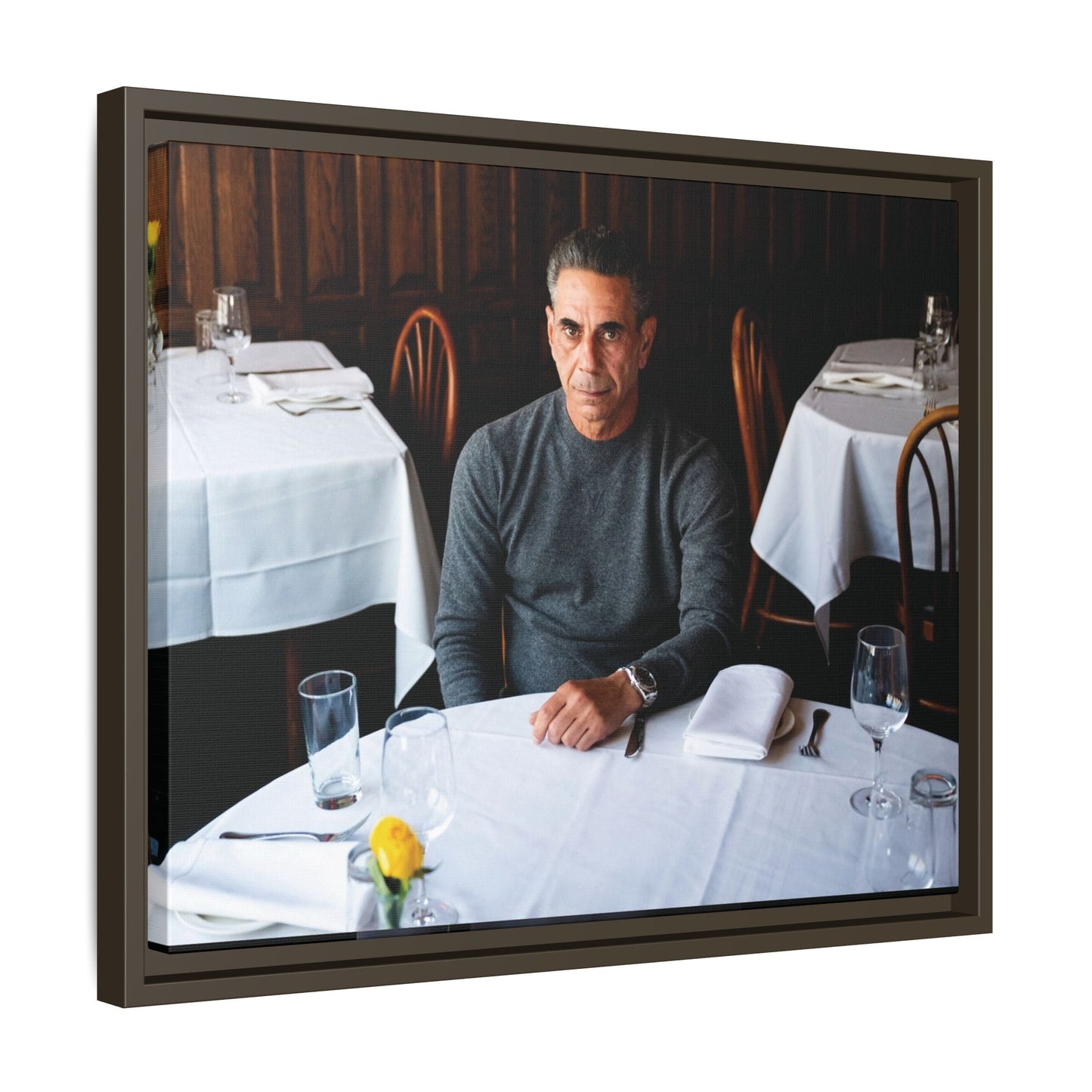 Skinny Joey Merlino - "We Can Go Anywhere" Matte Canvas, Black Frame