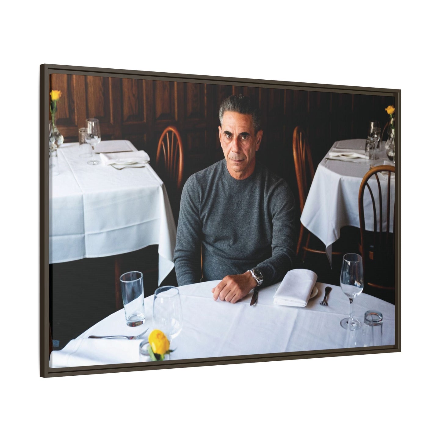 Skinny Joey Merlino - "We Can Go Anywhere" Matte Canvas, Black Frame