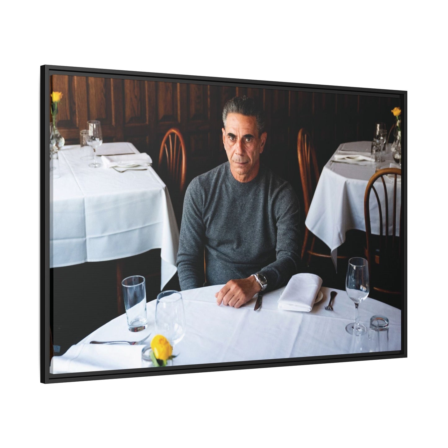 Skinny Joey Merlino - "We Can Go Anywhere" Matte Canvas, Black Frame