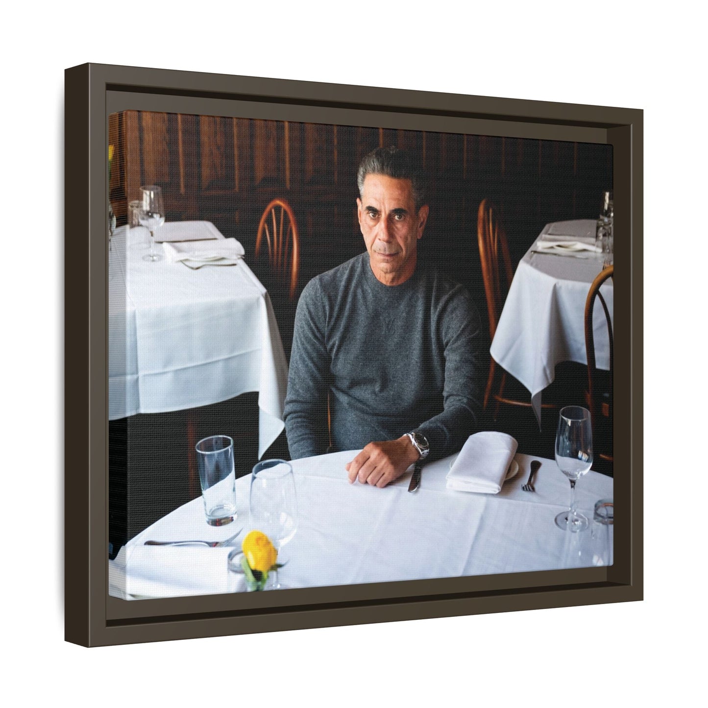 Skinny Joey Merlino - "We Can Go Anywhere" Matte Canvas, Black Frame