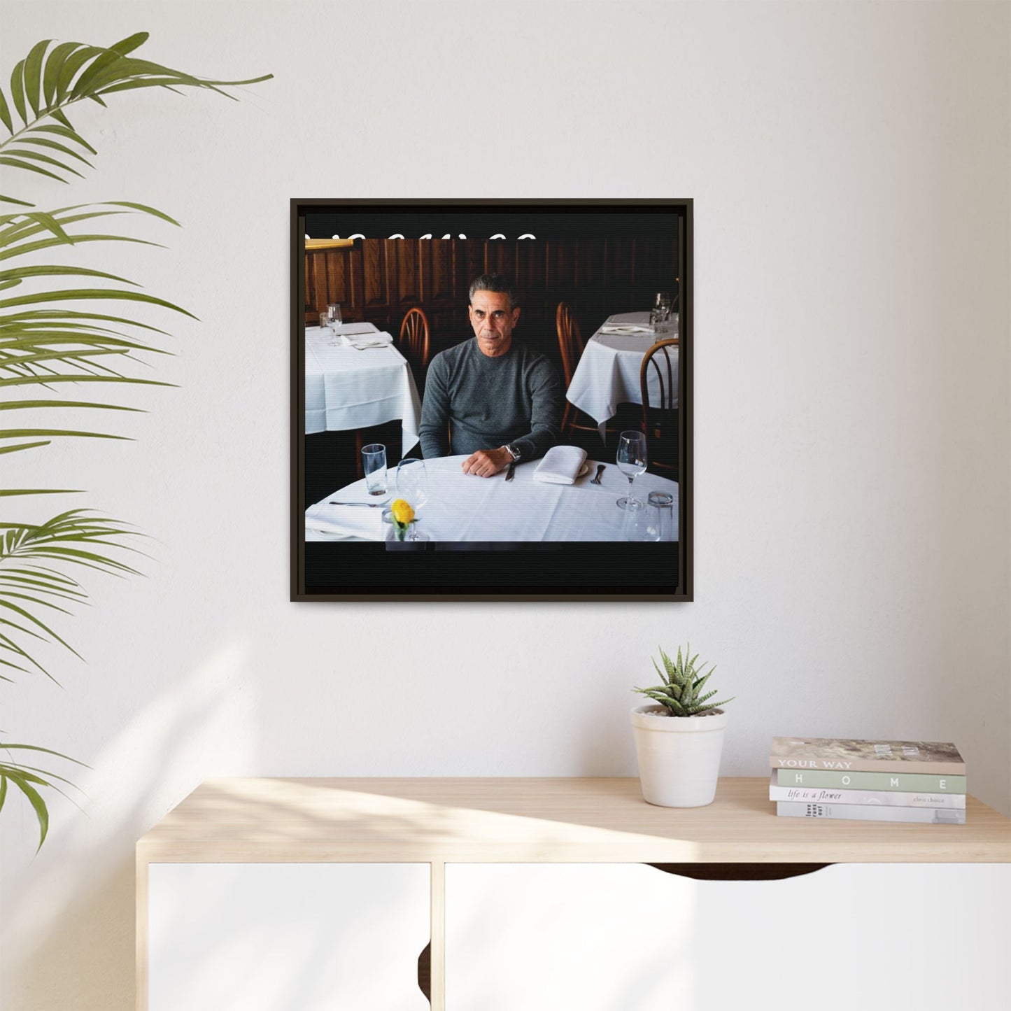 Skinny Joey Merlino - "We Can Go Anywhere" Matte Canvas, Black Frame