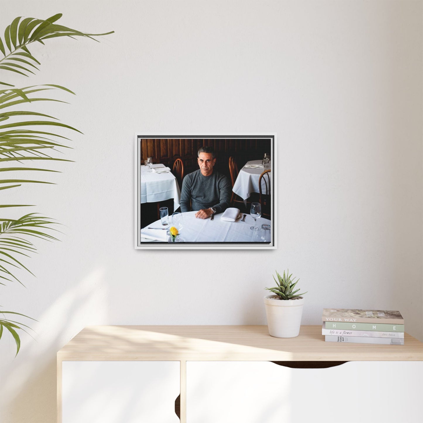 Skinny Joey Merlino - "We Can Go Anywhere" Matte Canvas, Black Frame