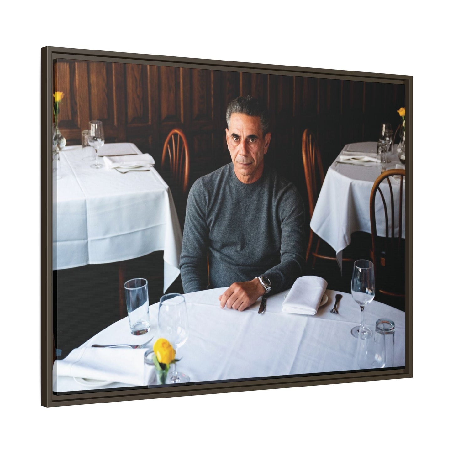 Skinny Joey Merlino - "We Can Go Anywhere" Matte Canvas, Black Frame