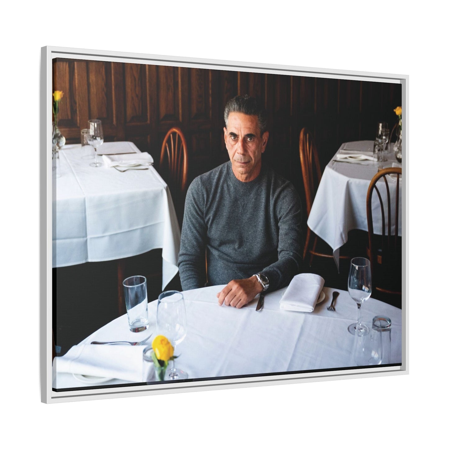 Skinny Joey Merlino - "We Can Go Anywhere" Matte Canvas, Black Frame