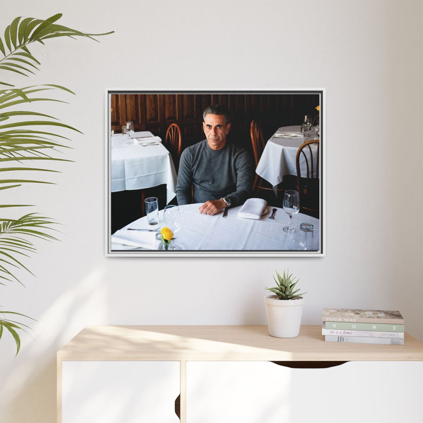 Skinny Joey Merlino - "We Can Go Anywhere" Matte Canvas, Black Frame