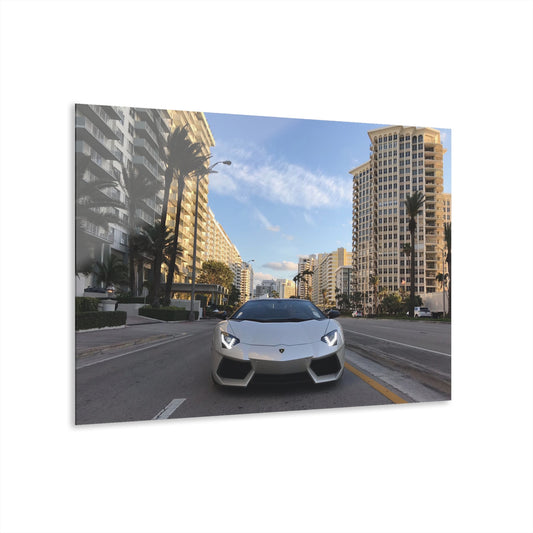 Modern Acrylic Art Print - Urban Car Photography
