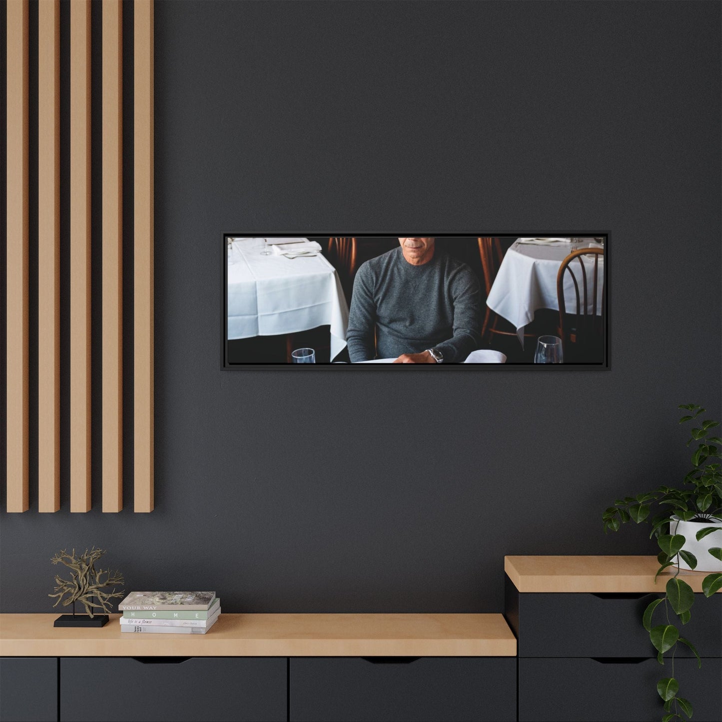 Skinny Joey Merlino - "We Can Go Anywhere" Matte Canvas, Black Frame