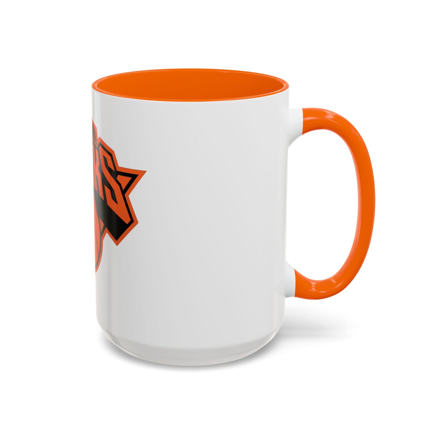 New York Knicks Playoff Basketball Accent Coffee Mug - Perfect for Fans and Game Days