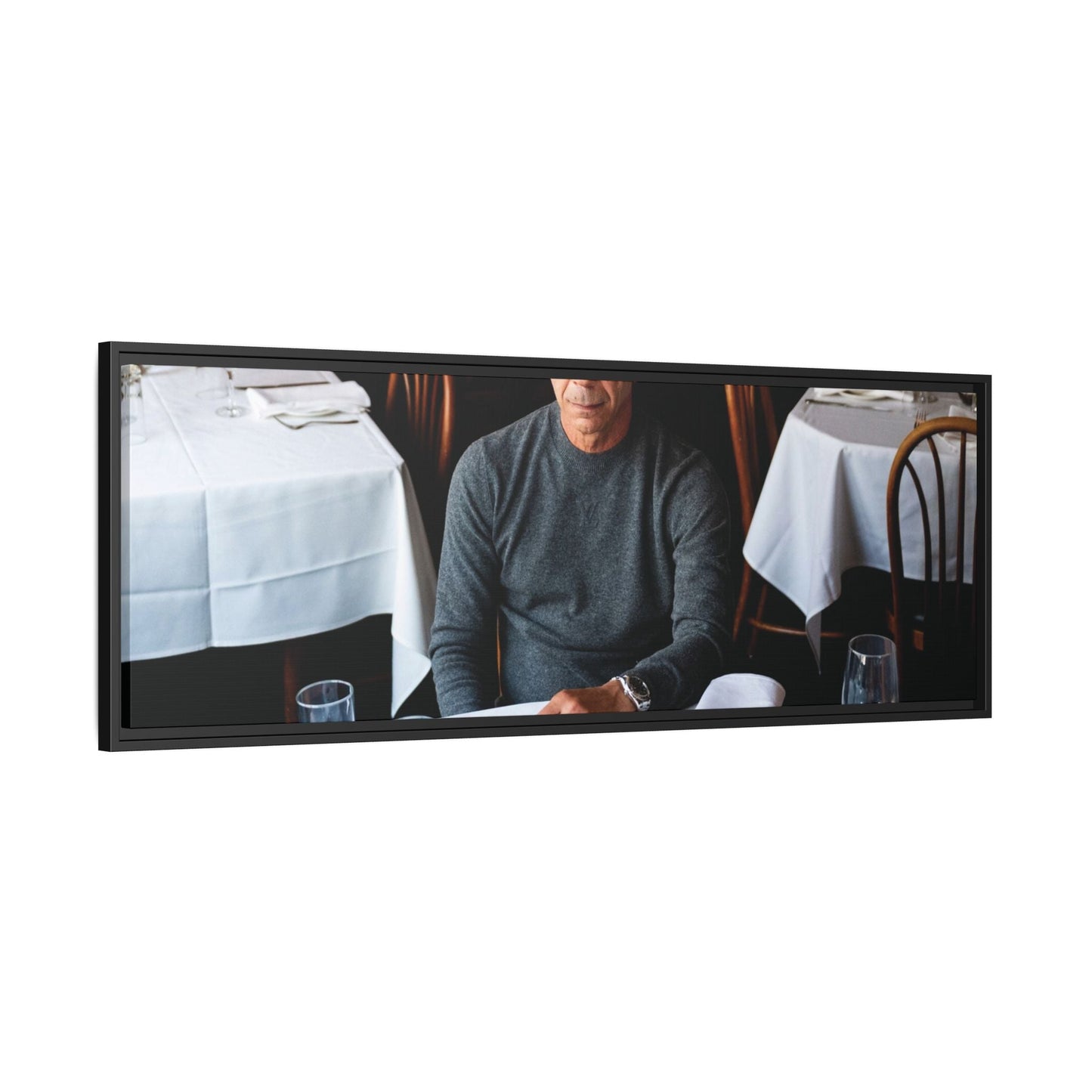 Skinny Joey Merlino - "We Can Go Anywhere" Matte Canvas, Black Frame