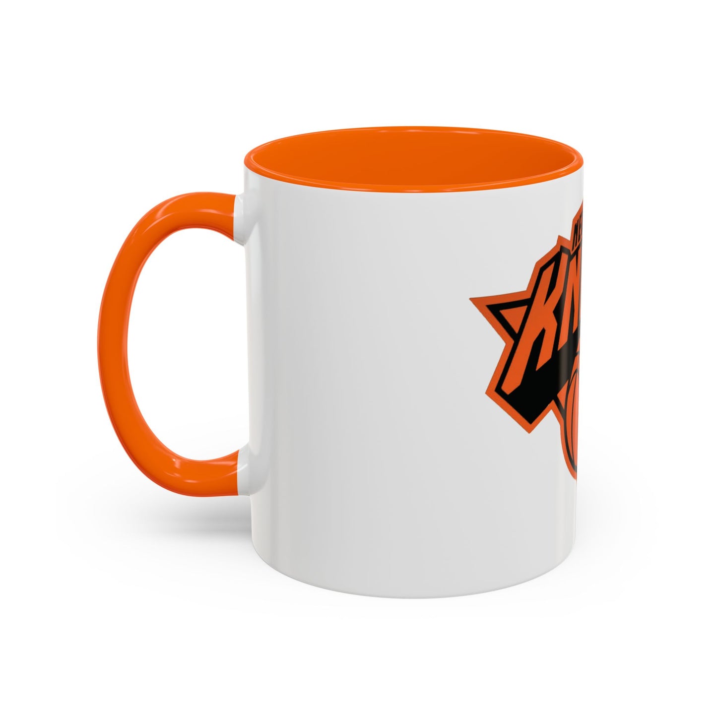 New York Knicks Playoff Basketball Accent Coffee Mug - Perfect for Fans and Game Days