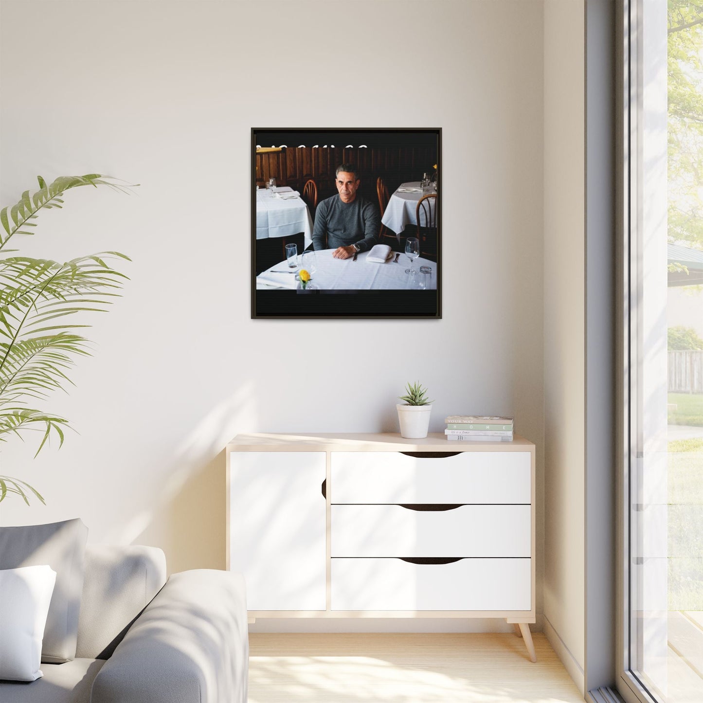 Skinny Joey Merlino - "We Can Go Anywhere" Matte Canvas, Black Frame