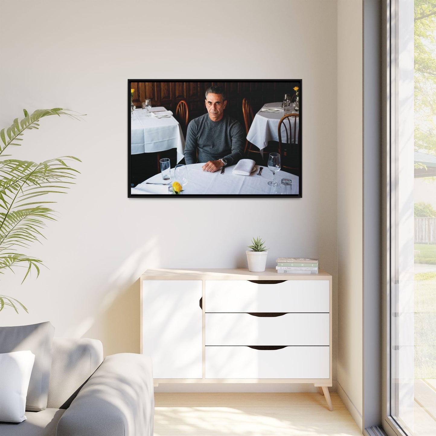 Skinny Joey Merlino - "We Can Go Anywhere" Matte Canvas, Black Frame