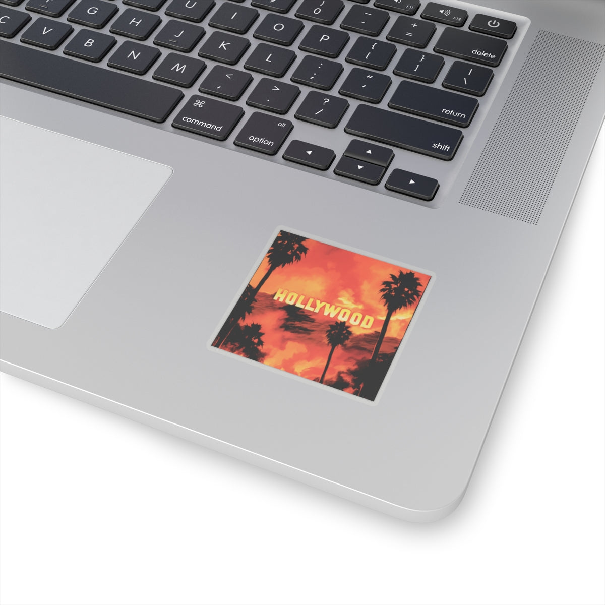 Hollywood Kiss-Cut Stickers - Vibrant Palm Tree Design for Trendy Decor & Personalization