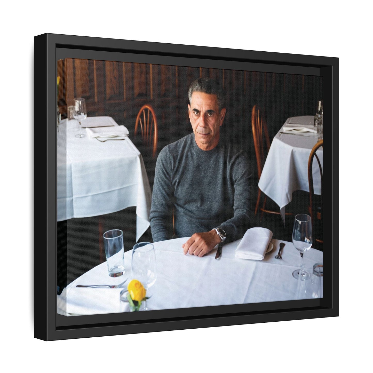 Skinny Joey Merlino - "We Can Go Anywhere" Matte Canvas, Black Frame
