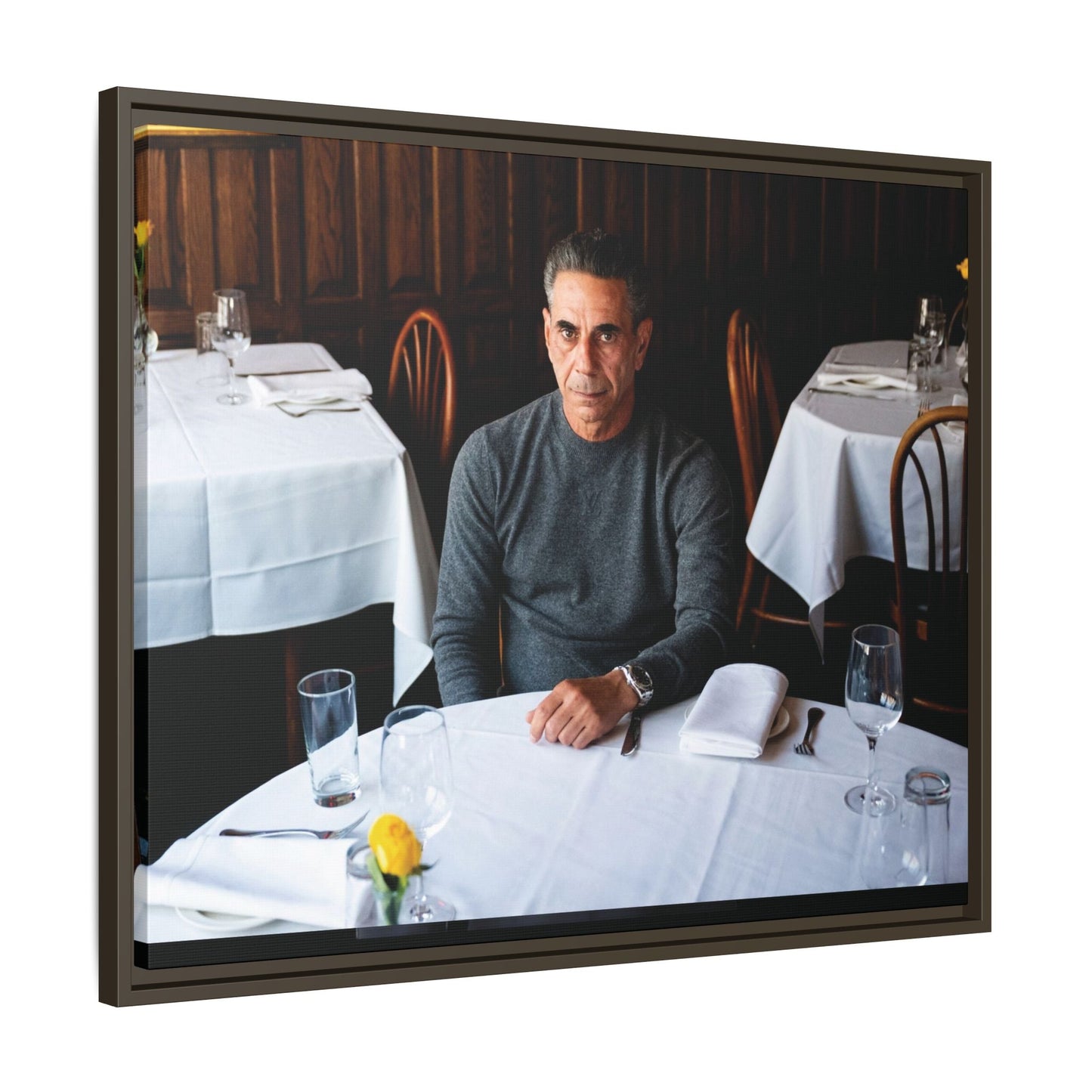 Skinny Joey Merlino - "We Can Go Anywhere" Matte Canvas, Black Frame