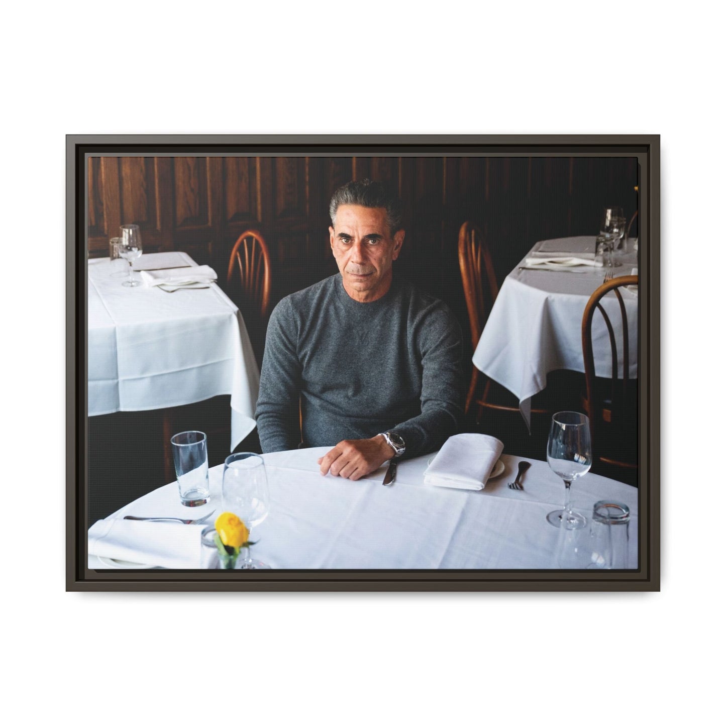 Skinny Joey Merlino - "We Can Go Anywhere" Matte Canvas, Black Frame