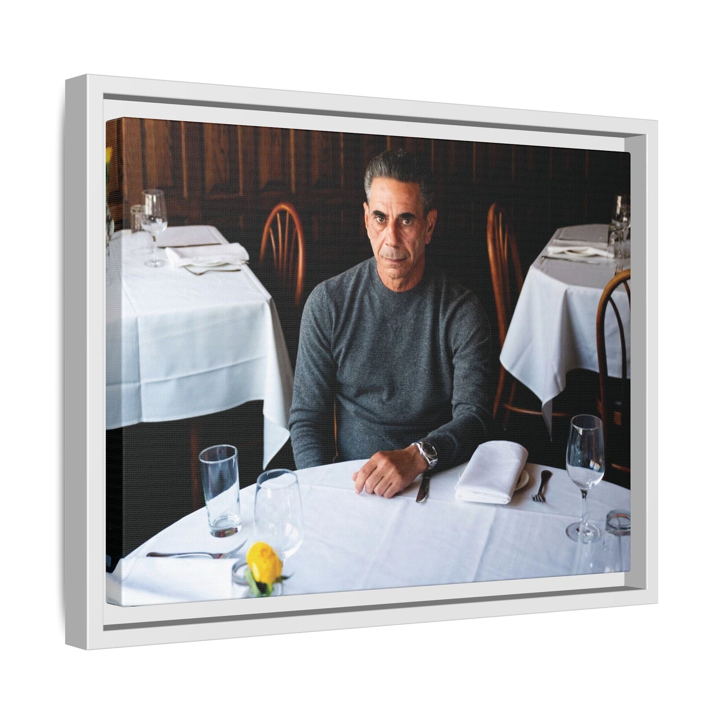 Skinny Joey Merlino - "We Can Go Anywhere" Matte Canvas, Black Frame