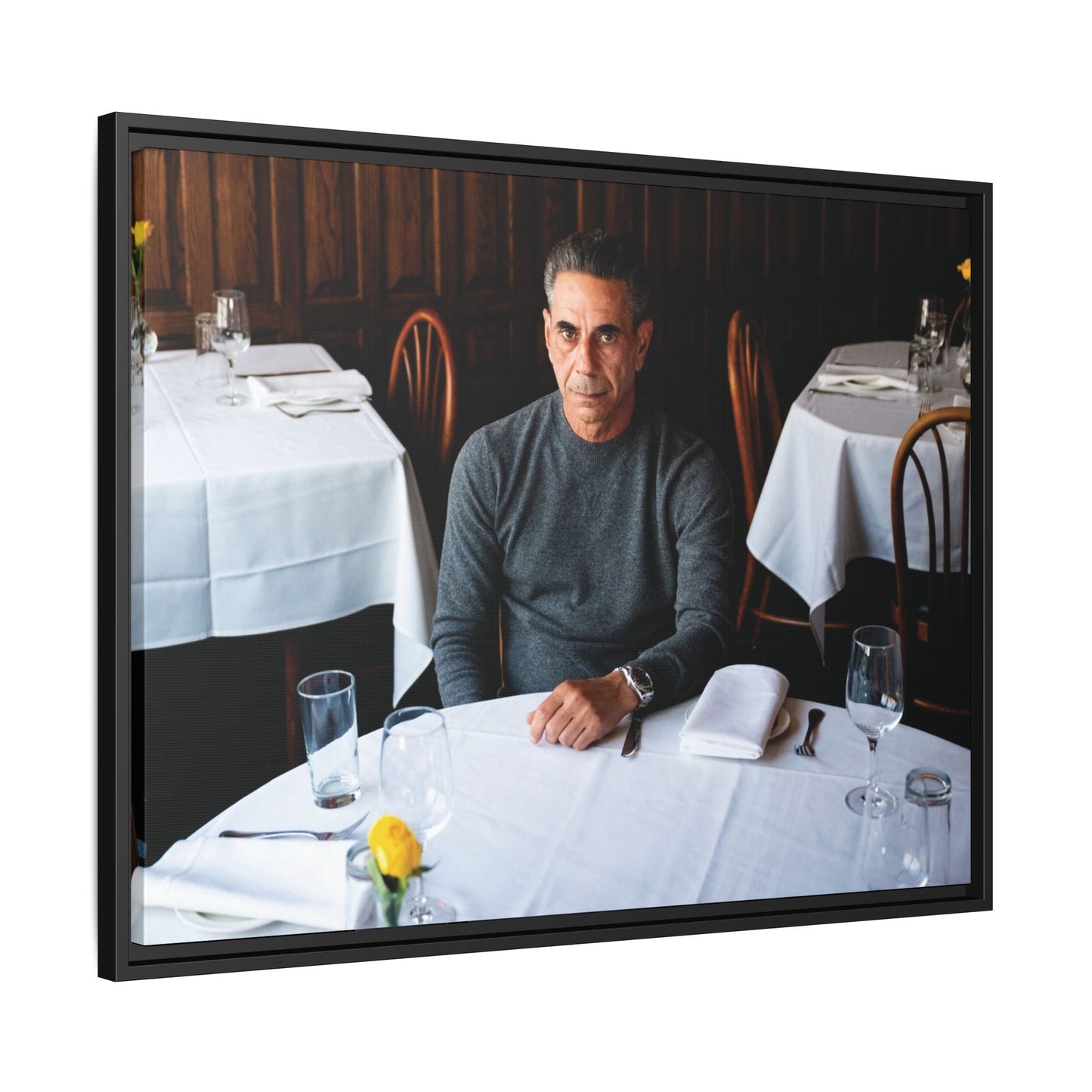 Skinny Joey Merlino - "We Can Go Anywhere" Matte Canvas, Black Frame