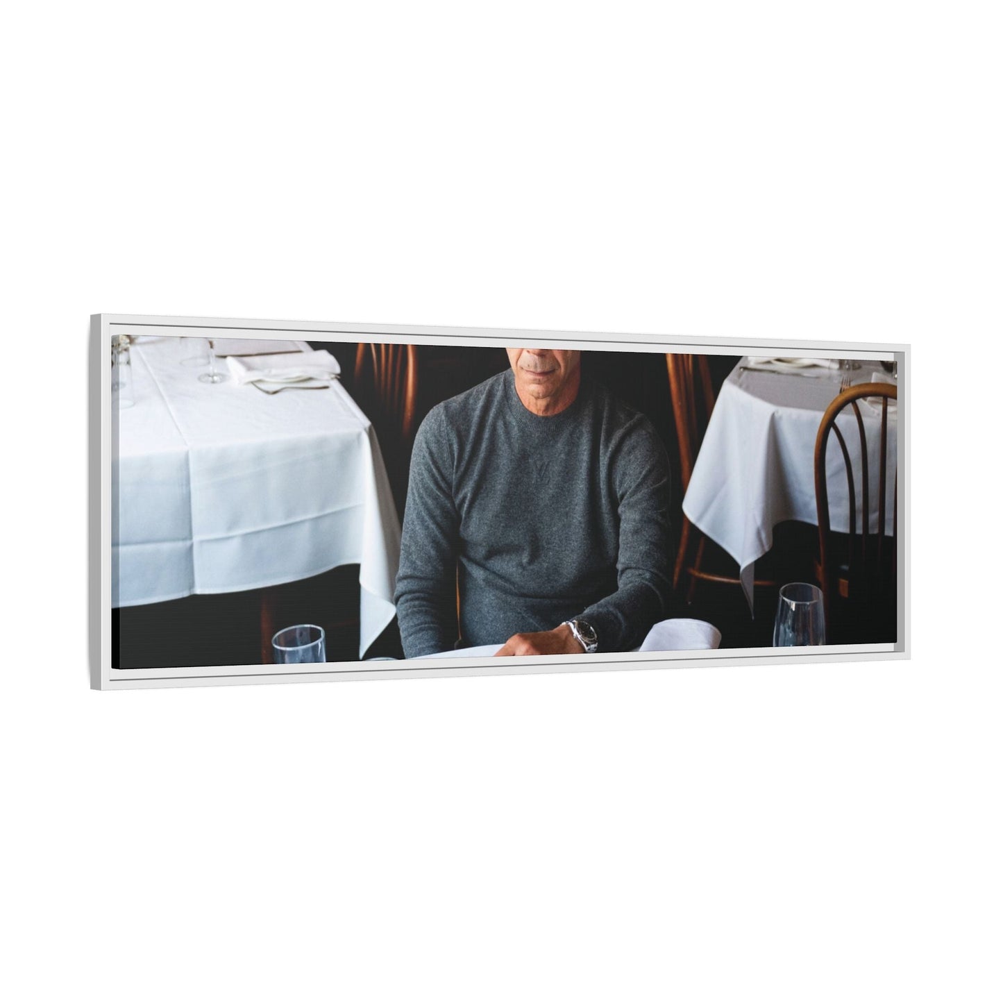 Skinny Joey Merlino - "We Can Go Anywhere" Matte Canvas, Black Frame