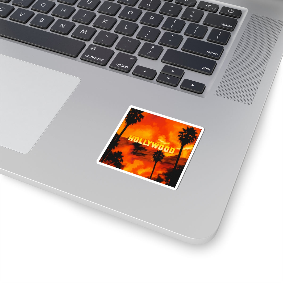 Hollywood Kiss-Cut Stickers - Vibrant Palm Tree Design for Trendy Decor & Personalization