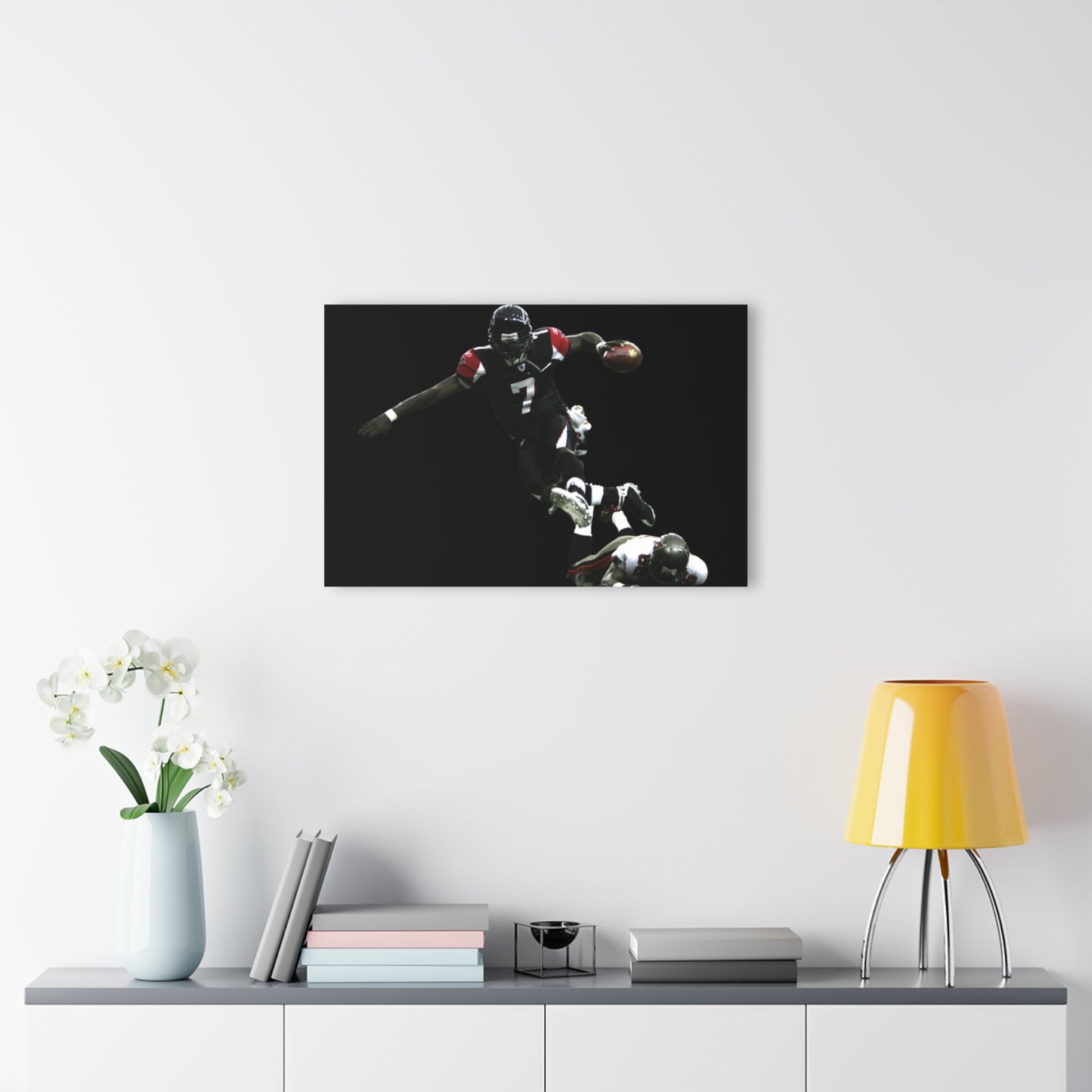 Mike Vick #7 Touchdown MVP Season Atlanta Falcons) Acrylic Wall Art