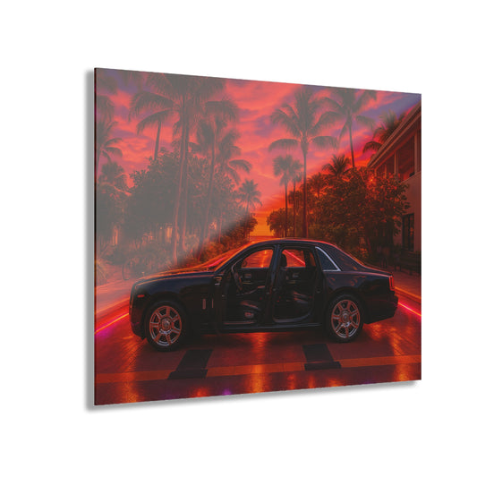 Luxury Sunset Acrylic Print - French Cleat Hanging Art
