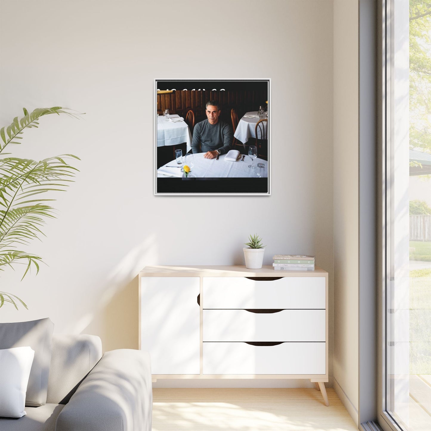 Skinny Joey Merlino - "We Can Go Anywhere" Matte Canvas, Black Frame