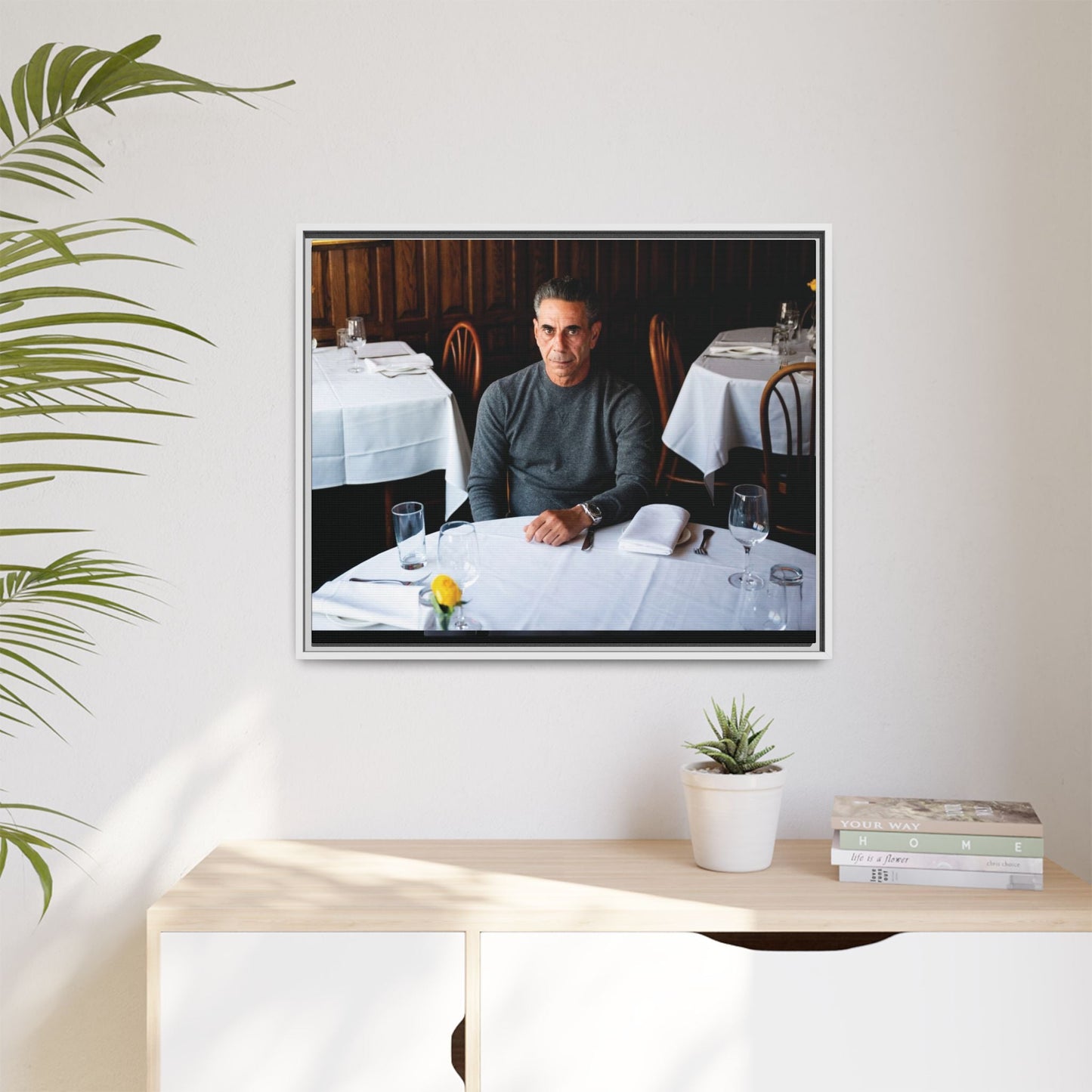Skinny Joey Merlino - "We Can Go Anywhere" Matte Canvas, Black Frame