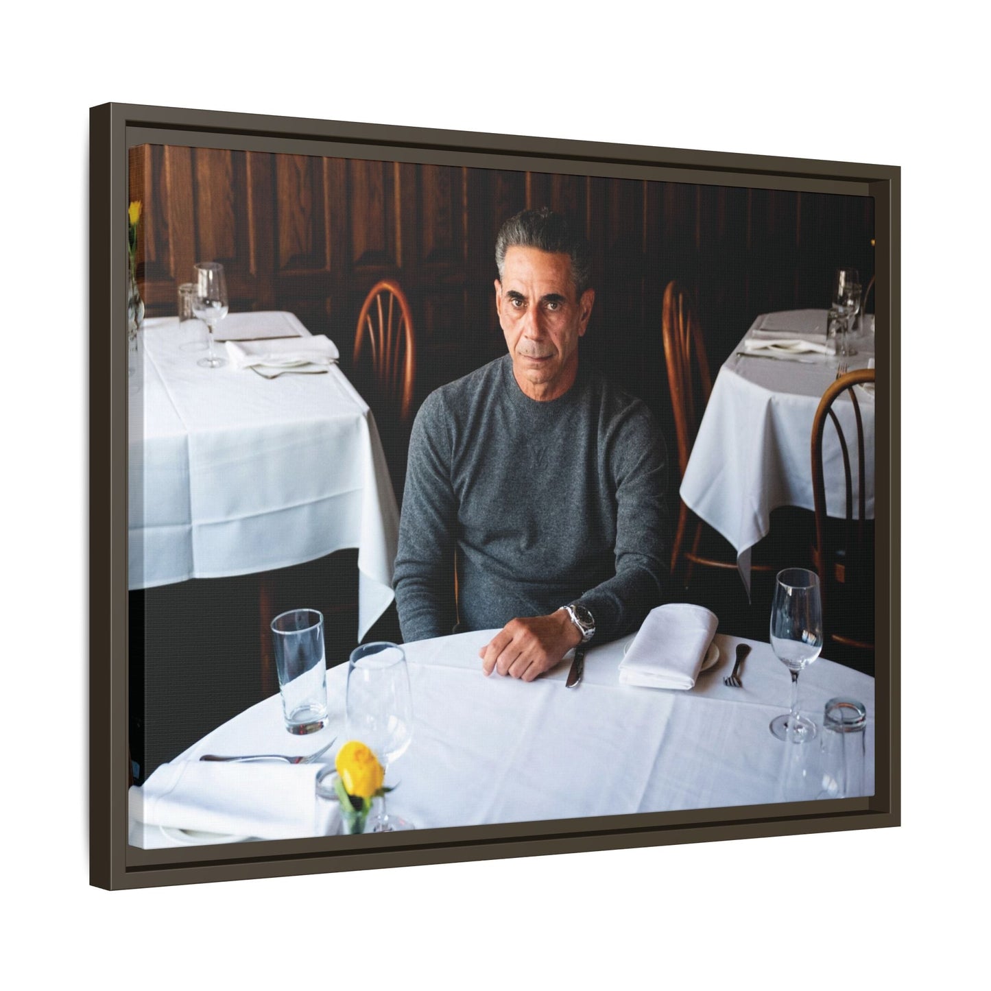 Skinny Joey Merlino - "We Can Go Anywhere" Matte Canvas, Black Frame
