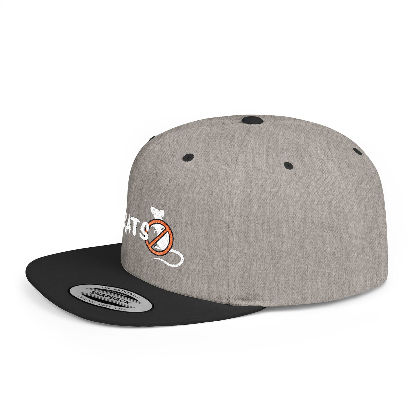 No Rats Flat Bill Snapback l No Snitches l No Tattletales l No Snakes