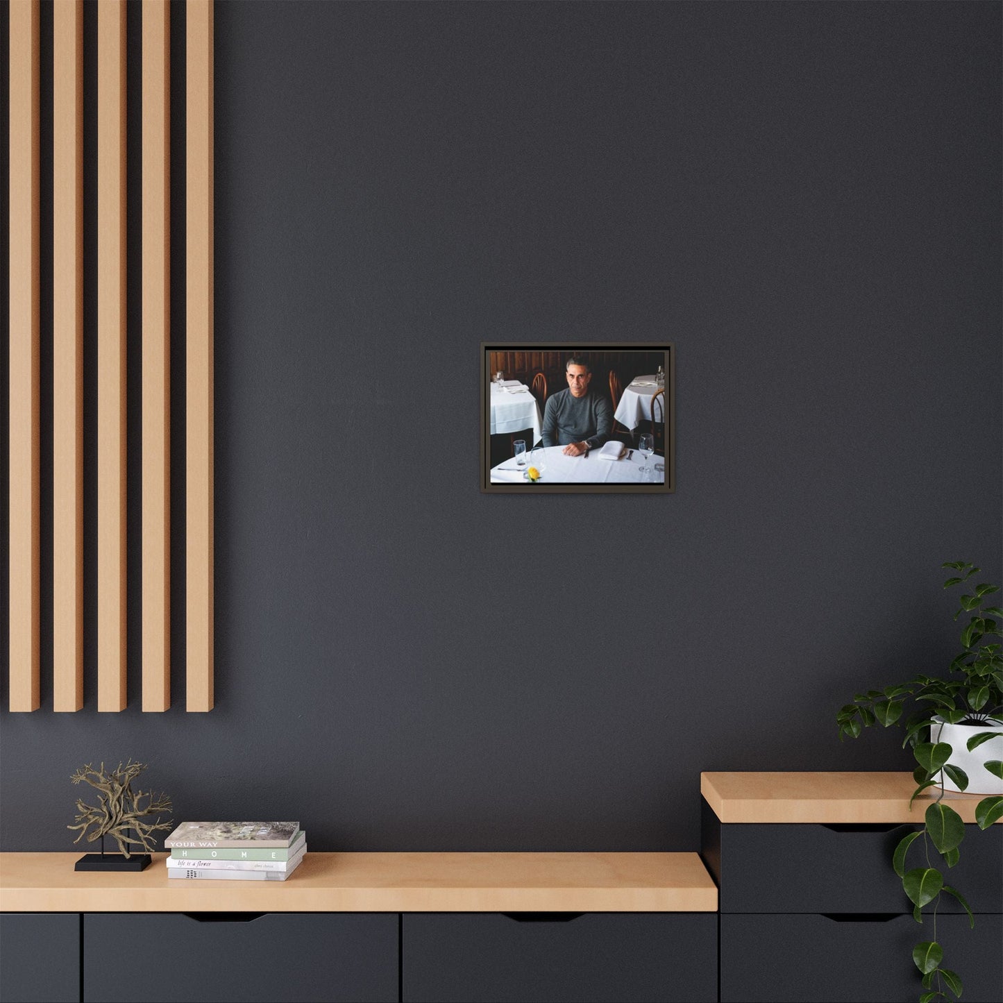 Skinny Joey Merlino - "We Can Go Anywhere" Matte Canvas, Black Frame