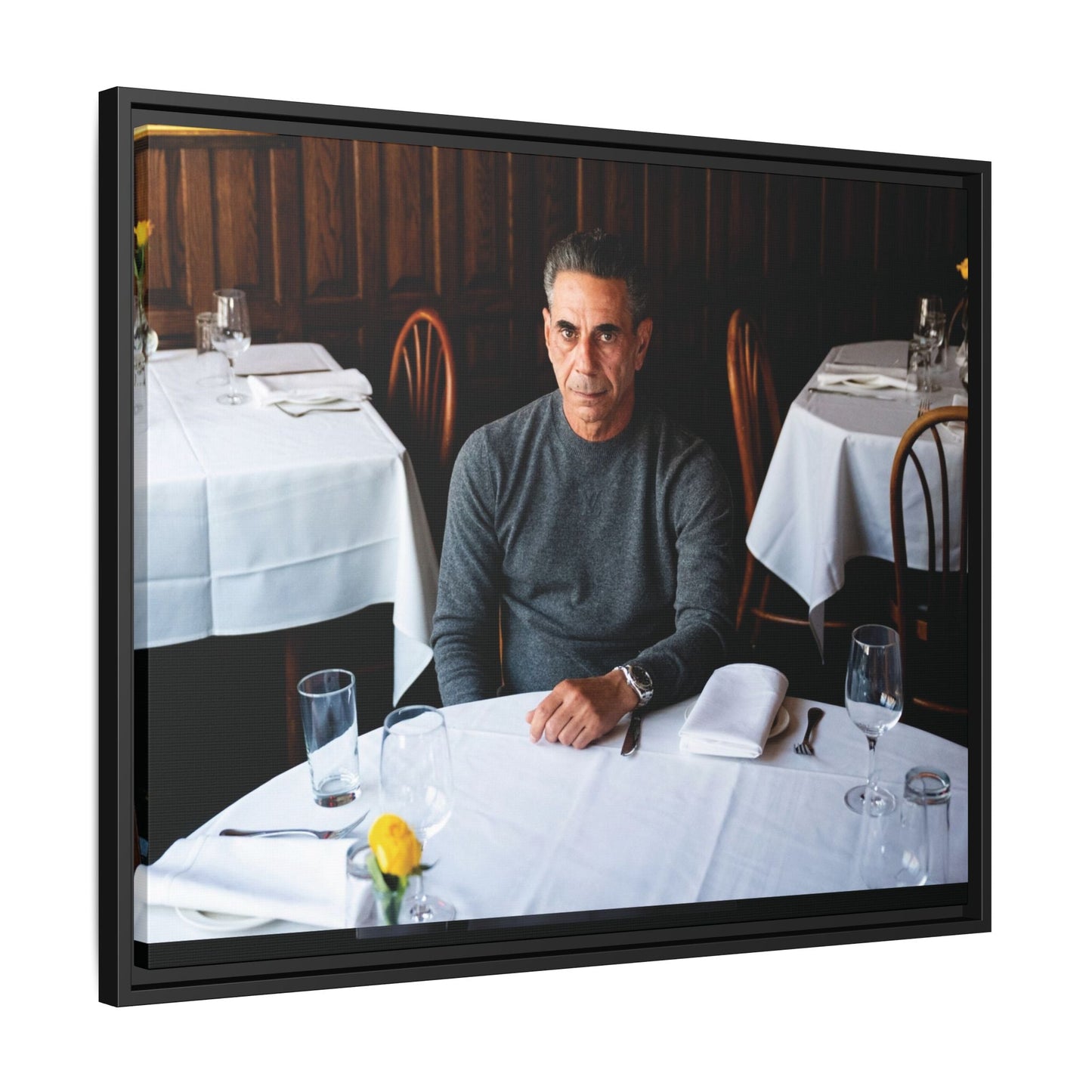 Skinny Joey Merlino - "We Can Go Anywhere" Matte Canvas, Black Frame
