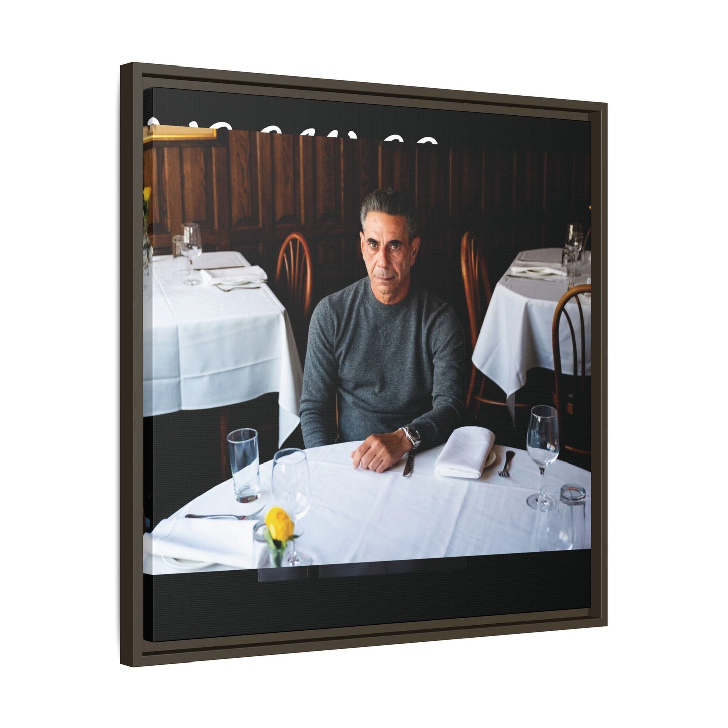 Skinny Joey Merlino - "We Can Go Anywhere" Matte Canvas, Black Frame