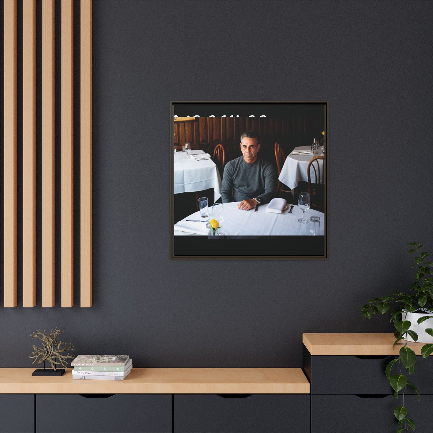 Skinny Joey Merlino - "We Can Go Anywhere" Matte Canvas, Black Frame