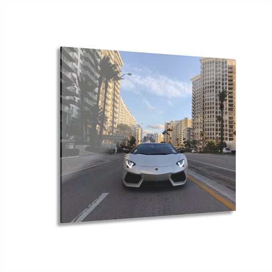 Modern Acrylic Art Print - Urban Car Photography