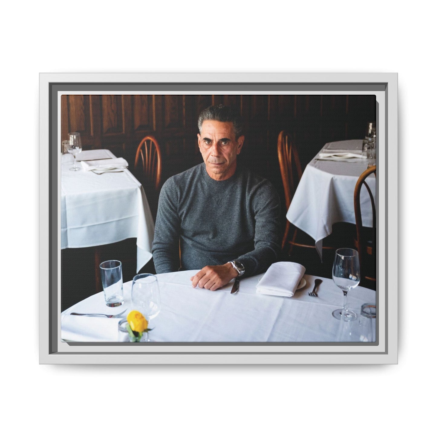 Skinny Joey Merlino - "We Can Go Anywhere" Matte Canvas, Black Frame